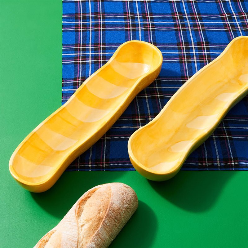 Schale in Baguette Form