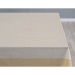 Tischdecke 220 x 140 cm creme/gold